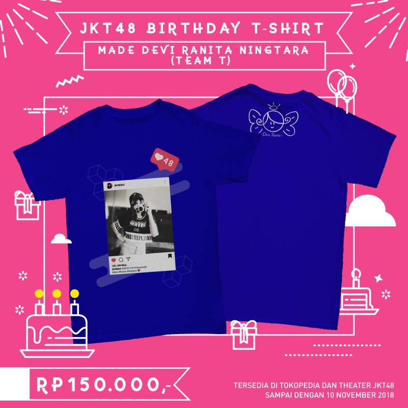 Pengumuman Terkait Member Birthday T-shirt untuk Member yang Berulang Tahun di Bulan November