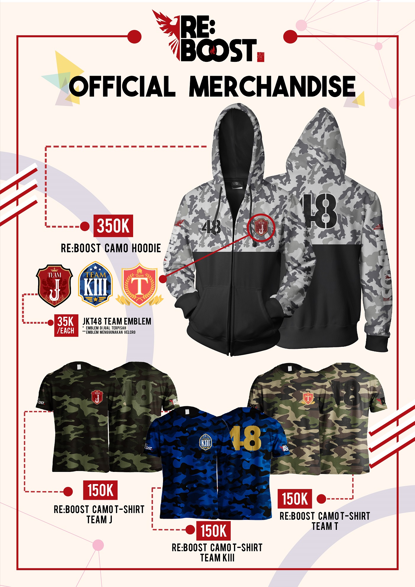 Pengumuman Terkait Produk Terbaru Merchandise RE:BOOST