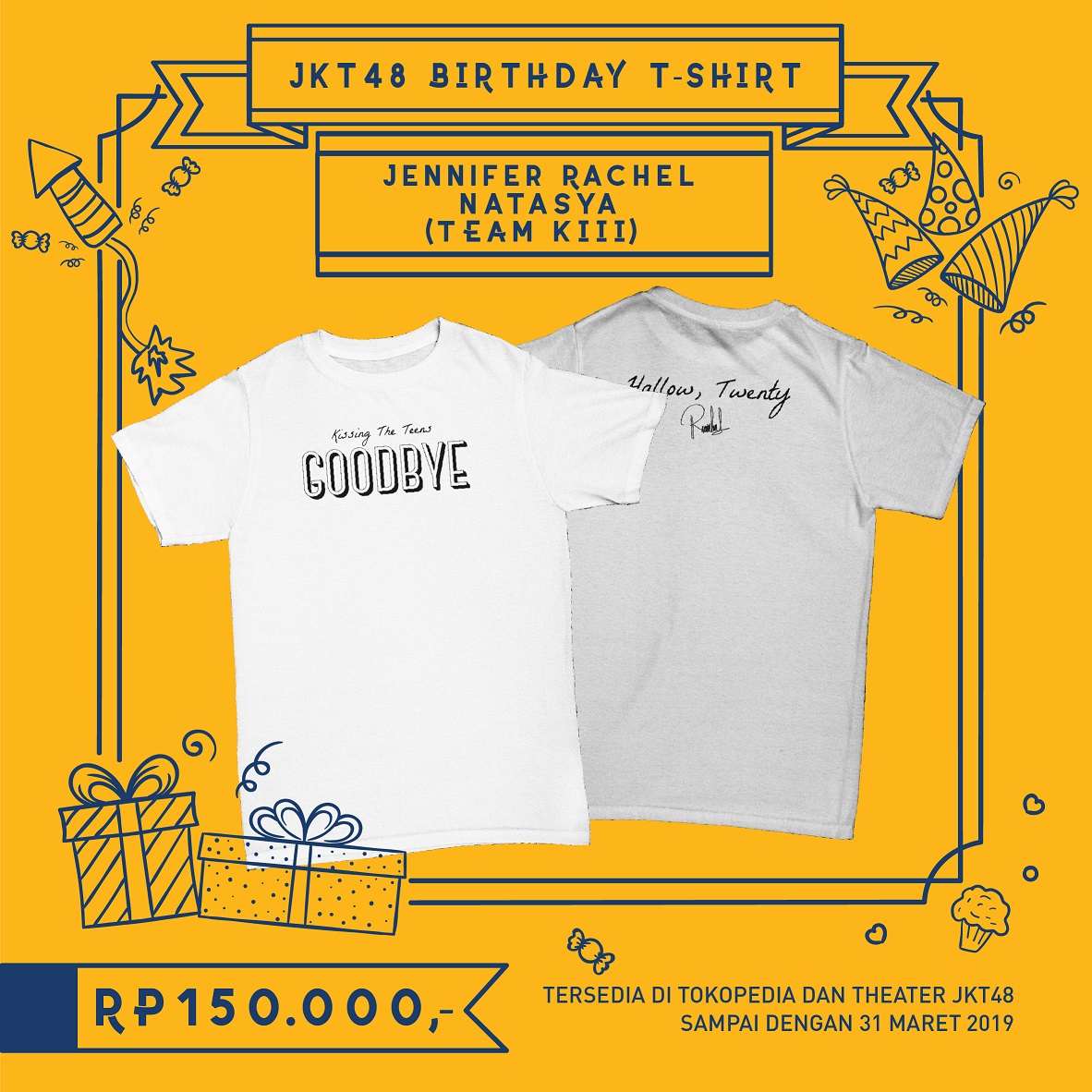 Pengumuman Terkait Member Birthday T-shirt untuk Member yang Berulang Tahun di Bulan April
