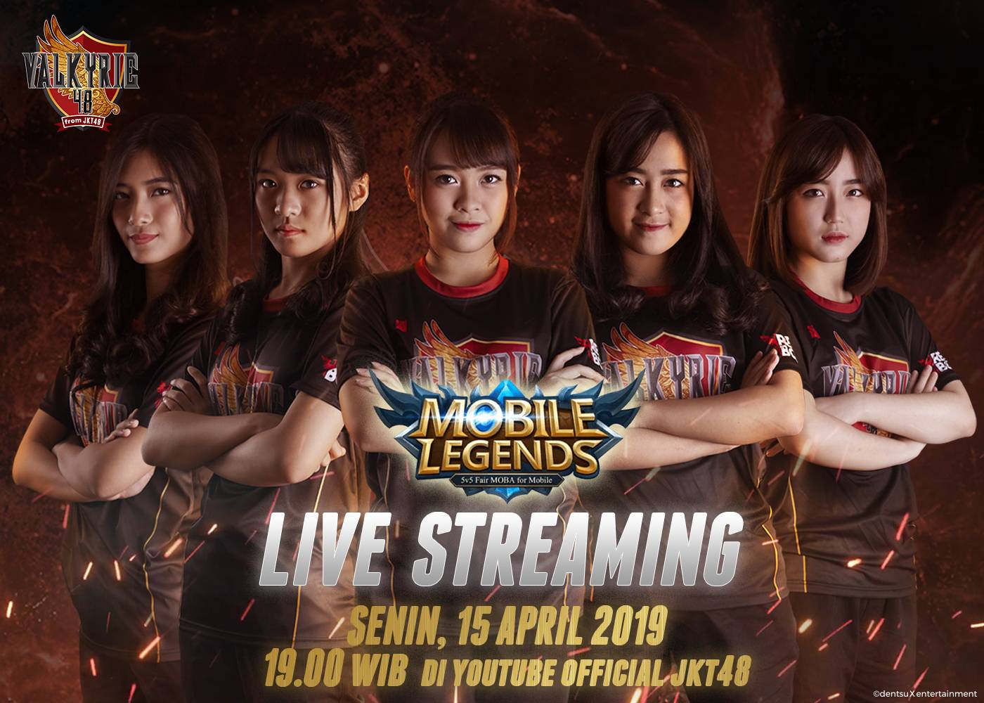 Pengumuman Mengenai Live Streaming Valkyrie48