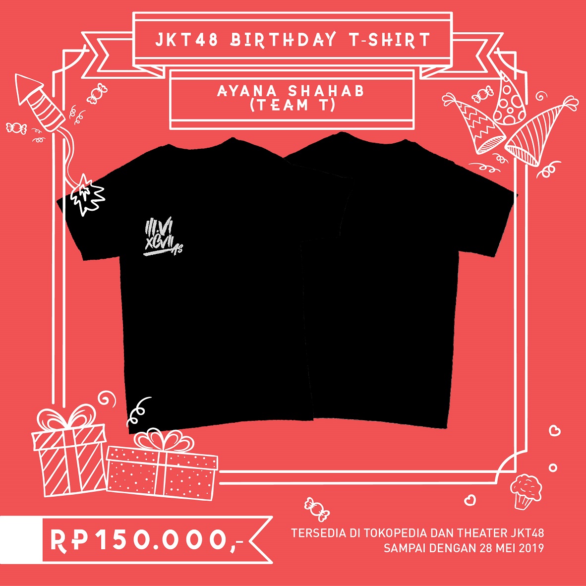 Pengumuman Terkait Member Birthday T-shirt untuk Member yang Berulang Tahun di Bulan Juni