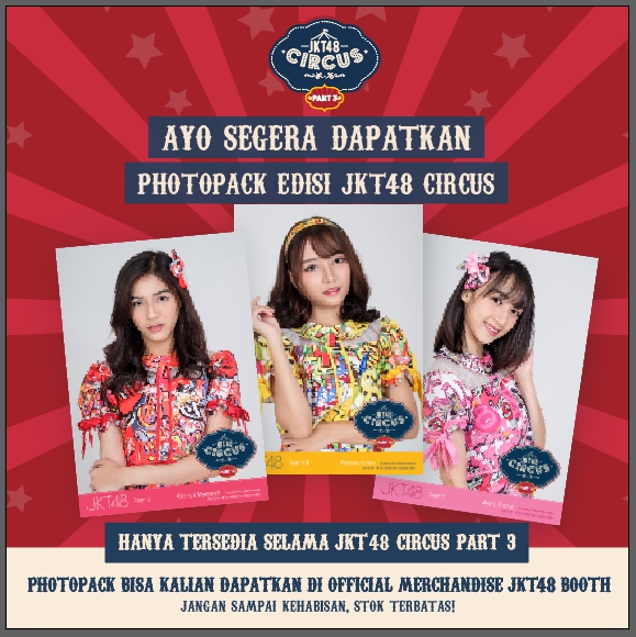 Pengumuman mengenai Photo Pack “Circus Part 3”