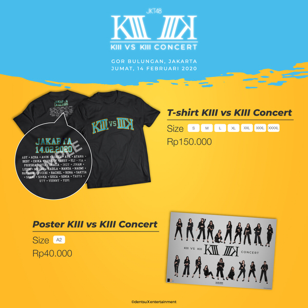 Pengumuman Mengenai Merchandise JKT48 "KIII vs KIII Concert"