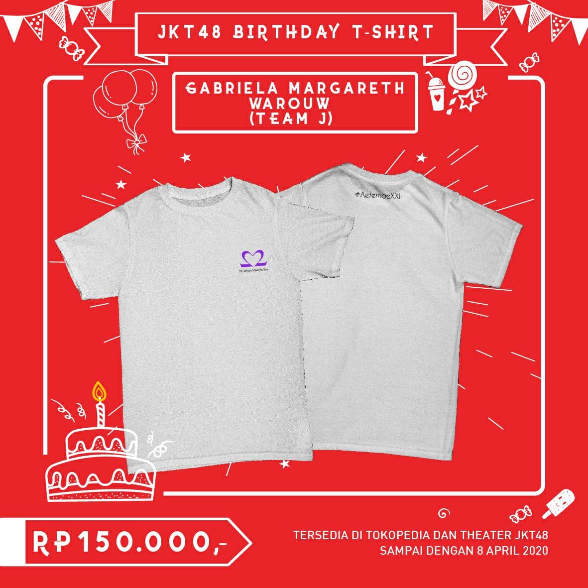 Pengumuman Terkait Member Birthday T-shirt untuk Member yang Berulang Tahun di Bulan April