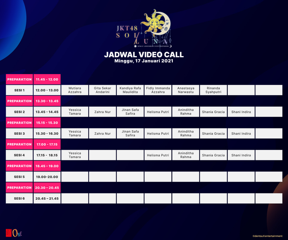 Pengumuman Mengenai JKT48 7th Digital Photobook “JKT48 SOL/LUNA” dengan Bonus Video Call with JKT48