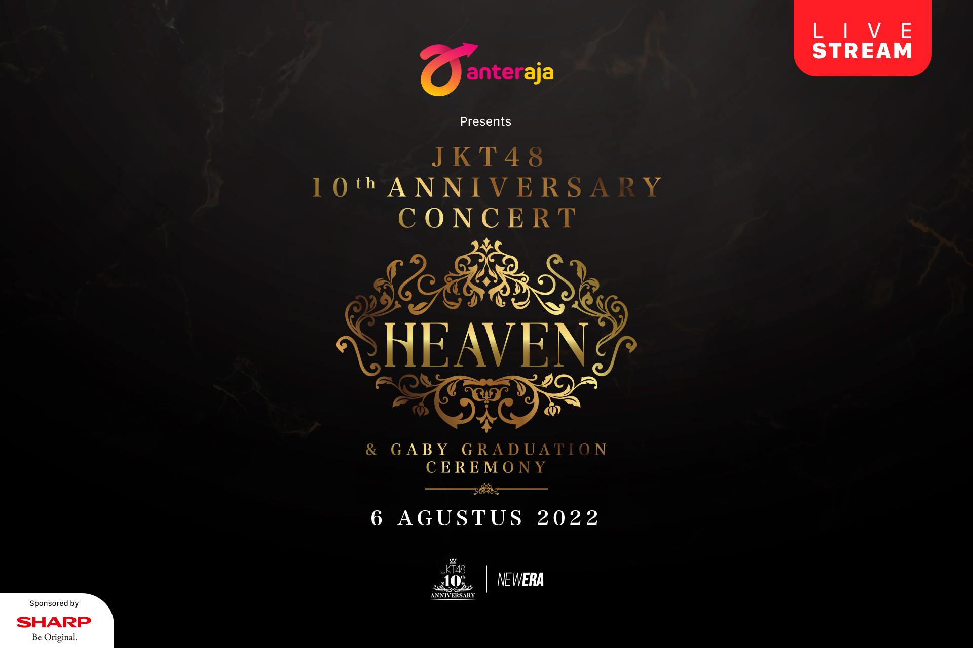 Pengumuman Mengenai Penjualan Tiket Livestreaming JKT48 10th Anniversary Concert HEAVEN & Gaby Graduation Ceremony