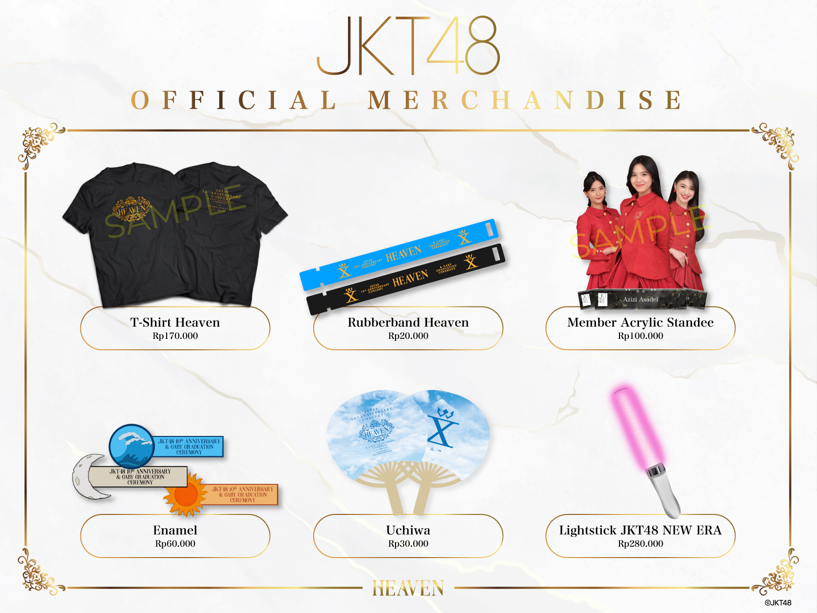 Pengumuman Mengenai Merchandise JKT48 10th Anniversary Concert