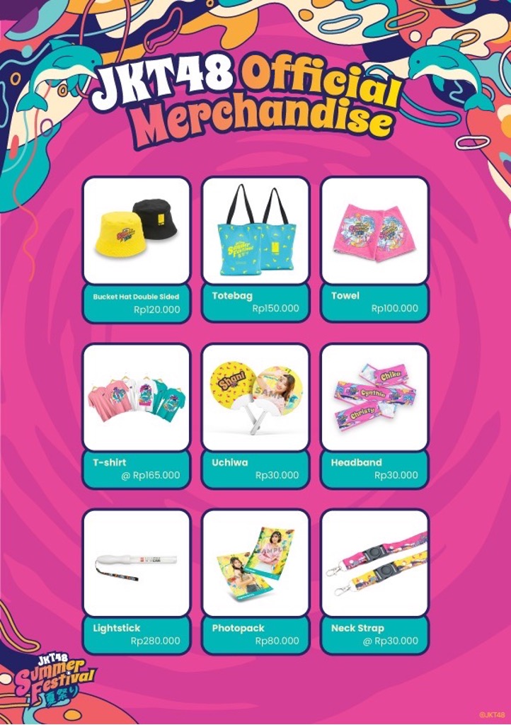 Pengumuman Mengenai Merchandise Spesial JKT48 Summer Festival