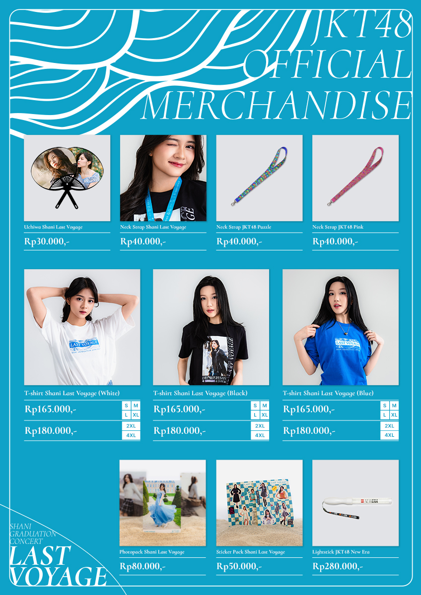 Pengumuman Mengenai Merchandise Spesial Shani Graduation Concert “LAST VOYAGE”