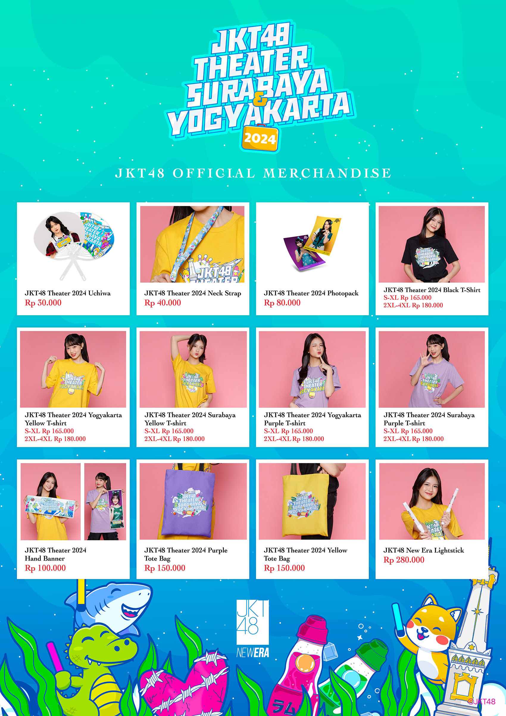 Pengumuman Mengenai Merchandise Spesial JKT48 THEATER SEMENTARA Surabaya & Yogyakarta 2024