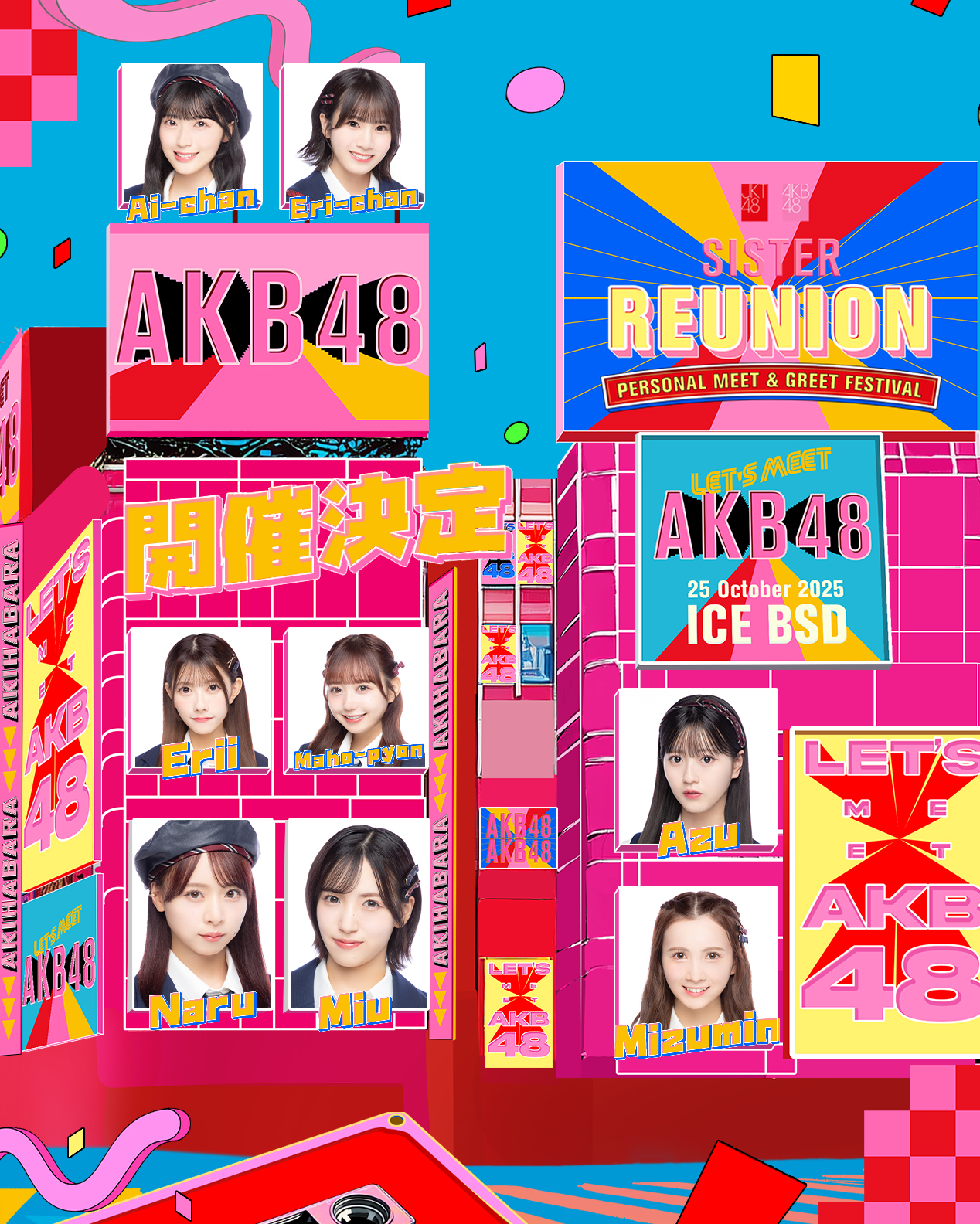 Pengumuman Mengenai Jadwal Penjualan & Timetable “SISTER REUNION” JKT48 & AKB48 Personal Meet & Greet Festival 